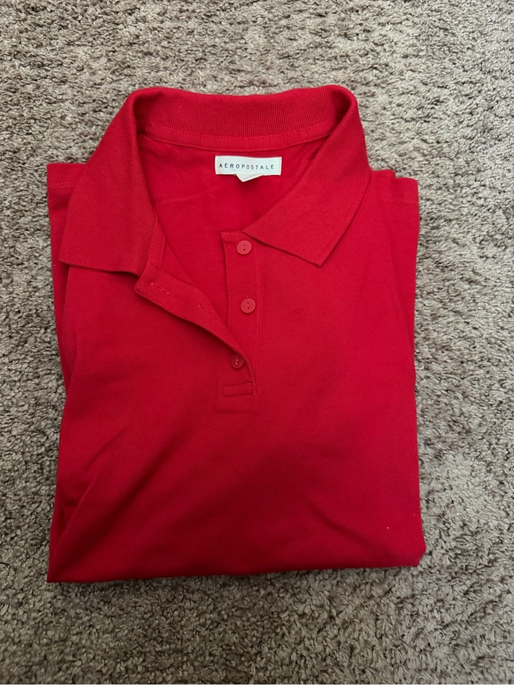 Aeropostale Red Polo Shirt